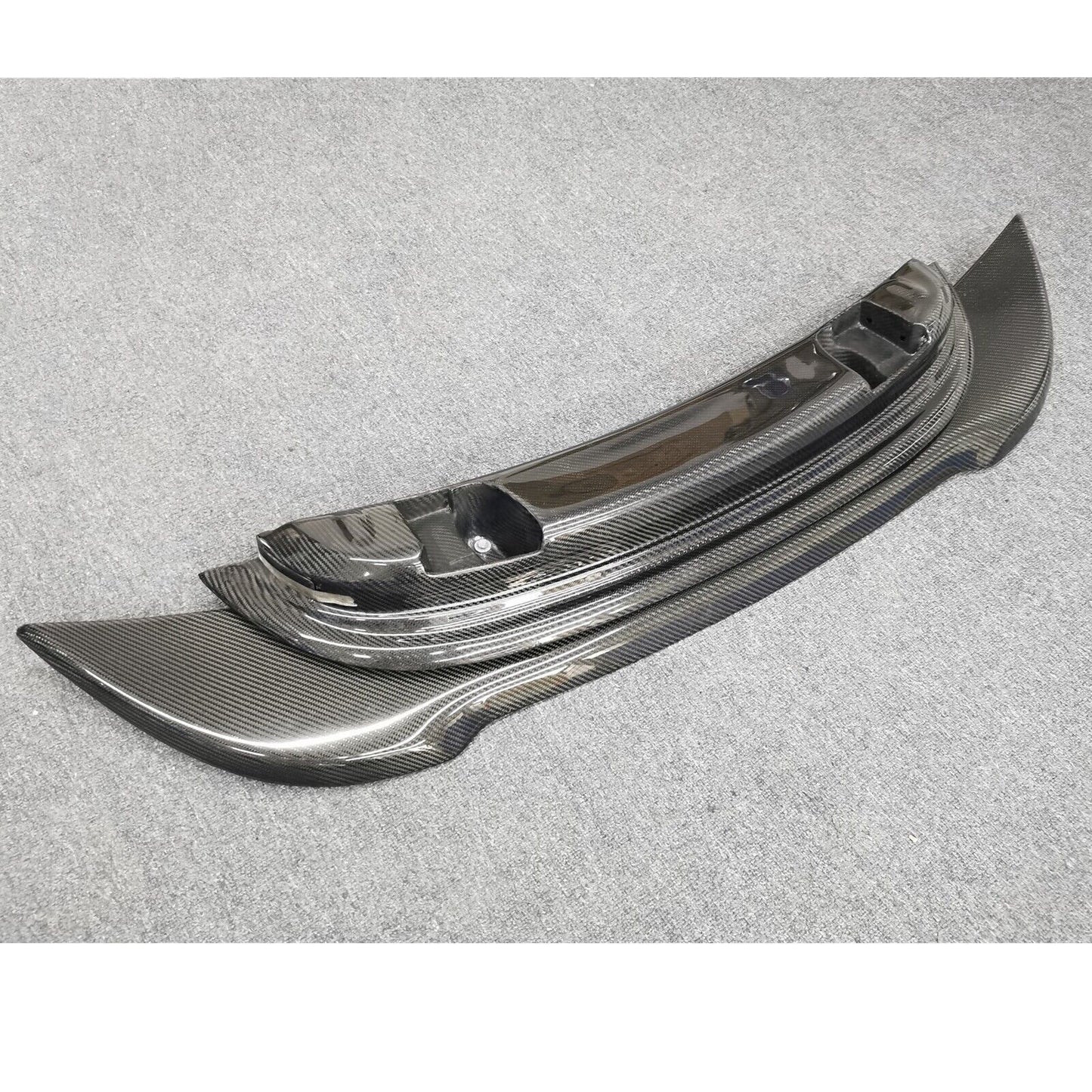1x Carbon Fiber Rear Trunk Spoiler Wing Lip For Porsche Panamera 970.1 2010-2013