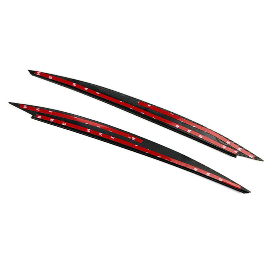 1Pair Headlight Eyebrow Eyelid Trim For VW Golf 7 VII GTI GTD R MK7 2013-2017