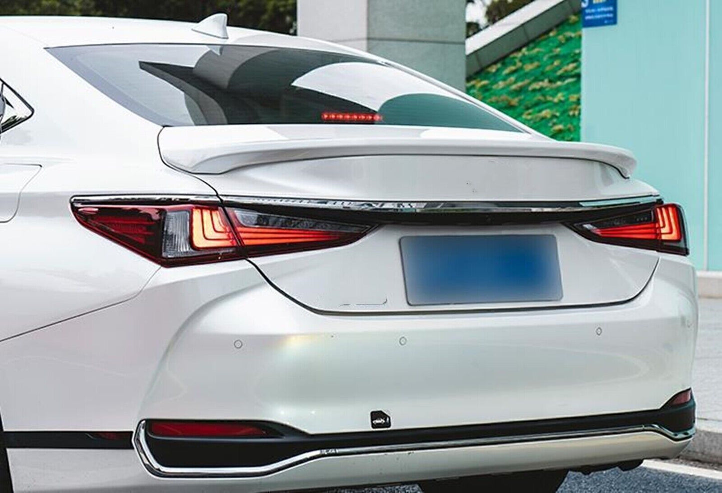 Car Rear Trunk Spoiler Wing Lip For Lexus ES350/300h 2019 2020-2023 YOFER White