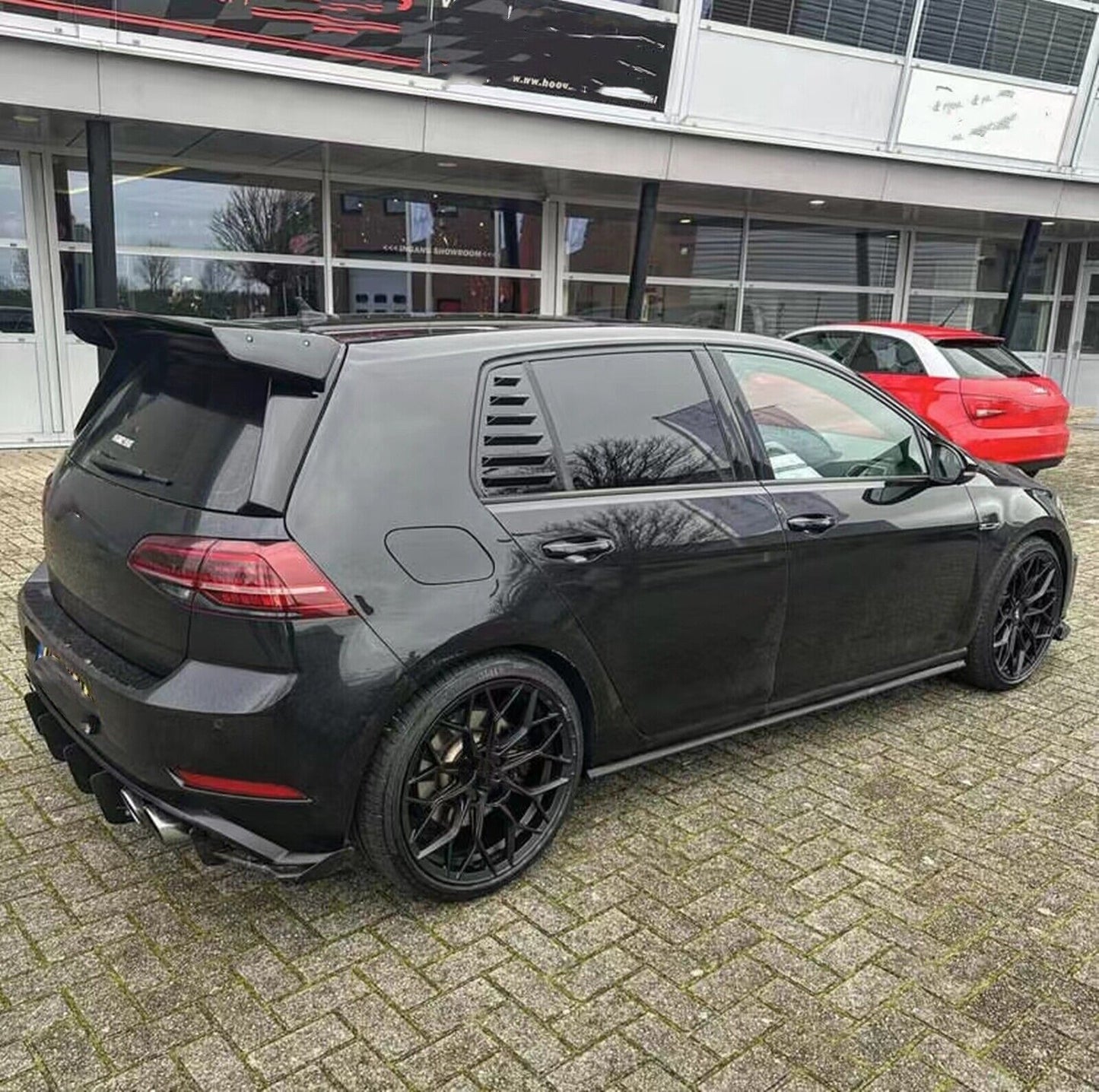 5x Rear Trunk Spoiler Wing For VW Golf7 MK7 MK7.5 GTI GTD 2014-2020 Matte Black