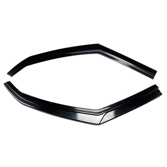 Gloss Black Front Bumper Spoiler Splitter Lip Kit For VW Polo MK5 6R 6C 2009-18