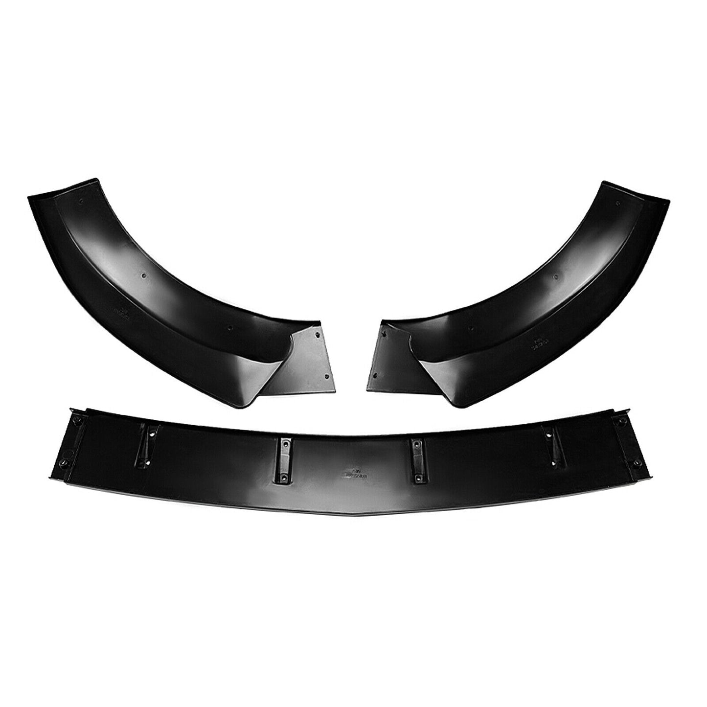 Car Front Bumper Spoiler Lip For Benz V-Class W447 2016 2017-2024 Glossy Black