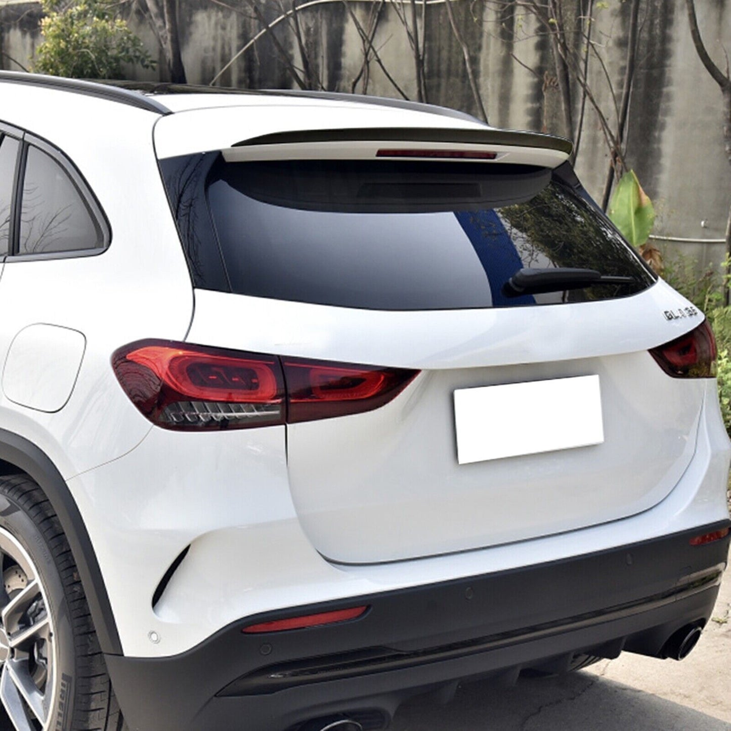 Rear Trunk Spoiler Lip Wing For Benz H247 GLA180 200 GLA35 2020-2022 Gloss Black