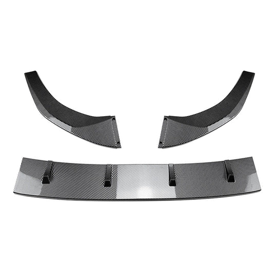 Car Front Bumper Spoiler Lip For VW Golf 7 MK7 GTI R Rline 2013-2016 Carbon Look