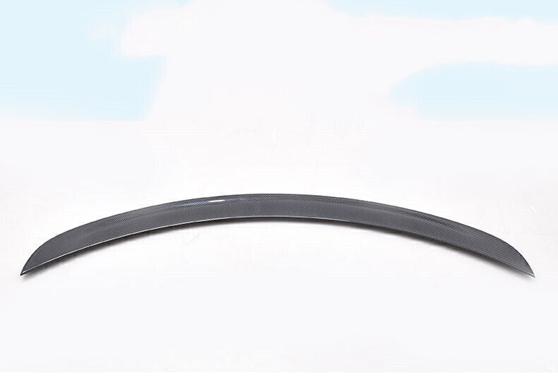 Carbon Fiber Car Rear Trunk Spoiler Wing Lip For Tesla Model S Sedan 2012-2022
