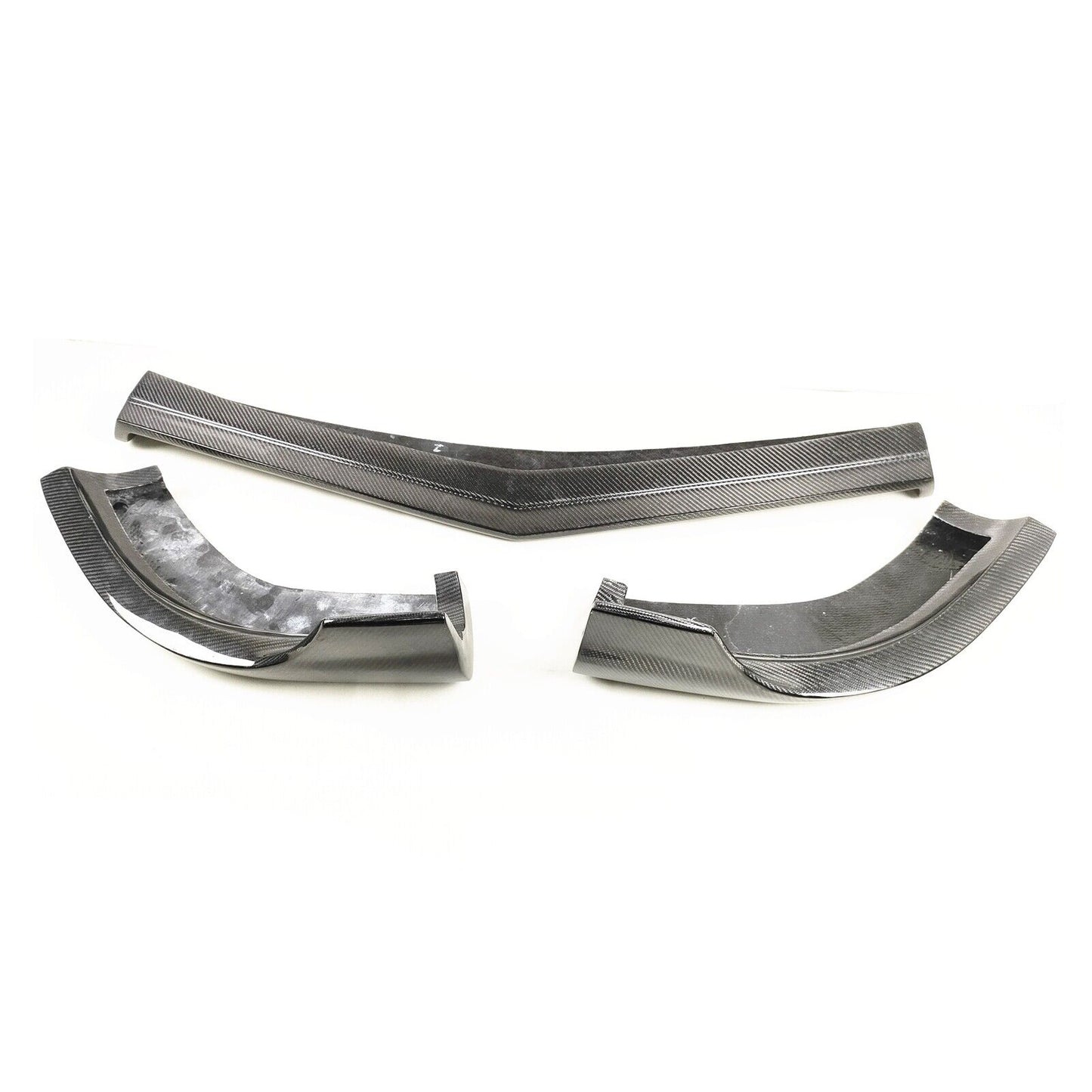 Carbon Fiber Front Bumper Spoiler Lip For Mercedes Benz W218 CLS63 R 2011-2014