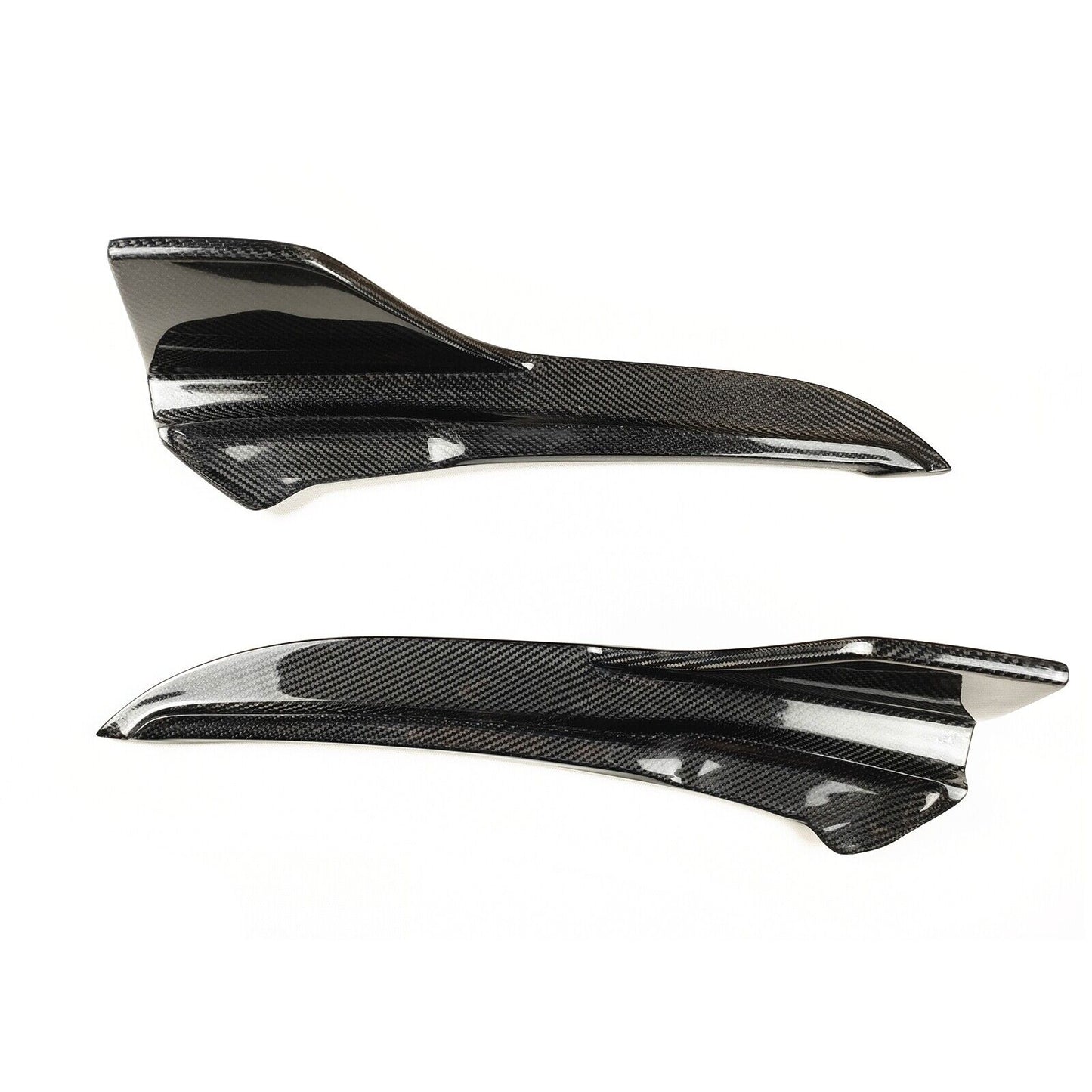 Carbon Fiber Rear Side Splitter Cover For Lexus IS300 IS350 F Sport 2017-2019