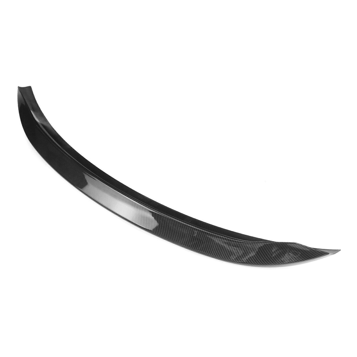 Black Rear Bumper Diffuser Trunk Spoiler Lip For Infiniti Q50 2014-2017 W/ Light