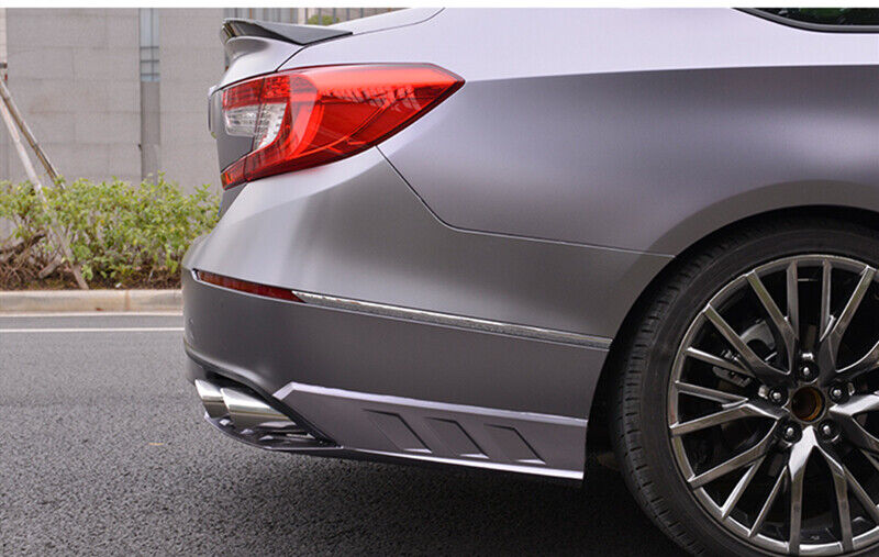 Car Rear Bumper Lip Surround Molding Trim Cover For Honda Accord 2018-2020 Gray