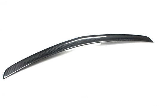 1Pc Carbon Fiber Rear Trunk Spoiler Lip For Benz W212 E250 E350 E550 E63 4Dr ANG