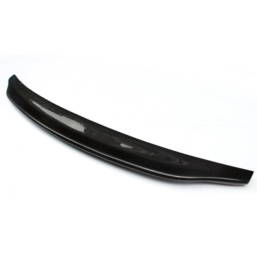 1x Carbon Fiber Black Car Rear Trunk Spoiler Wing Lip For AUDI S5 RS5 2009-2016