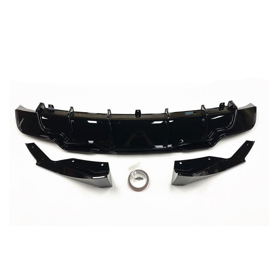 1Set BLK Rear Bumper Diffuser Lip Side Splitter Cover For Tesla Model 3 2017-23