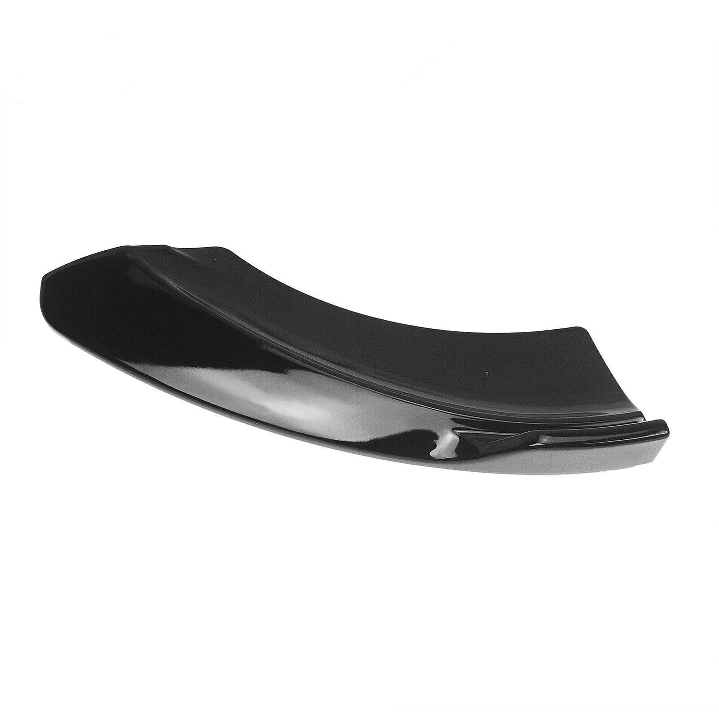 Gloss Black Front Bumper Spoiler Lip For Mercedes Benz E-Class W213 2021 Sport