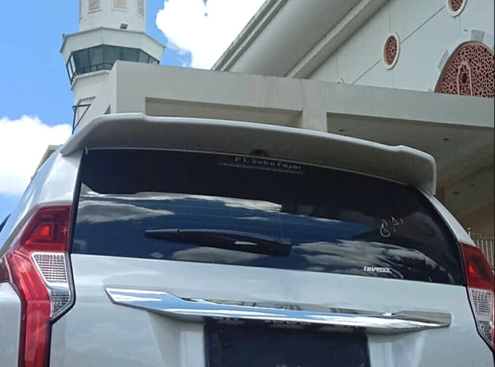 Car Rear Trunk Spoiler Lip For Mitsubishi Pajero Montero 2016-2020 Sport White