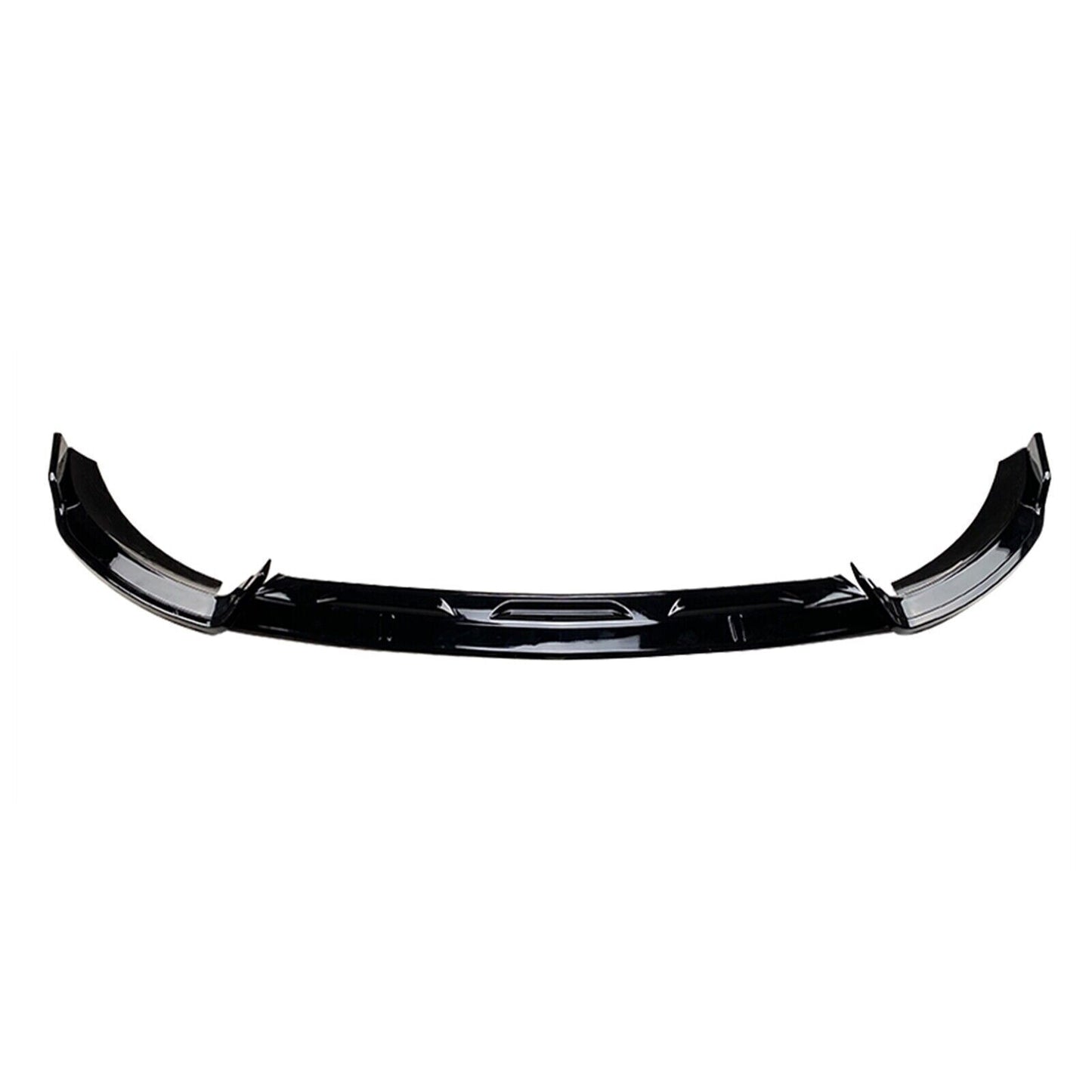 Front Bumper Spoiler Lip For Mercedes Benz GLE Class W167 C167 2020-2023 Black