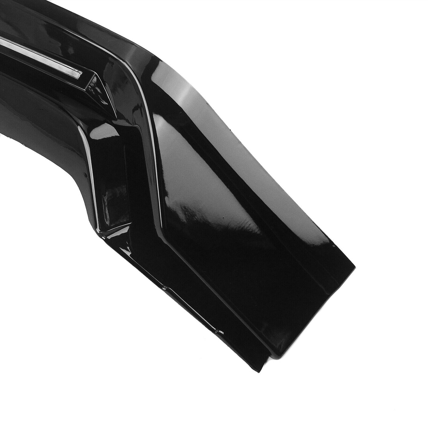 Front Bumper Spoiler Lip W/Light For Honda Civic SI 2/4 Door Hatchback 2017-2021