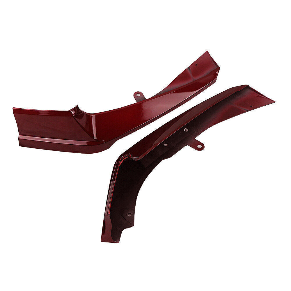 5Pcs Front Bumper Spoiler Red Surround Molding Trim For Honda Accord 2018-2020