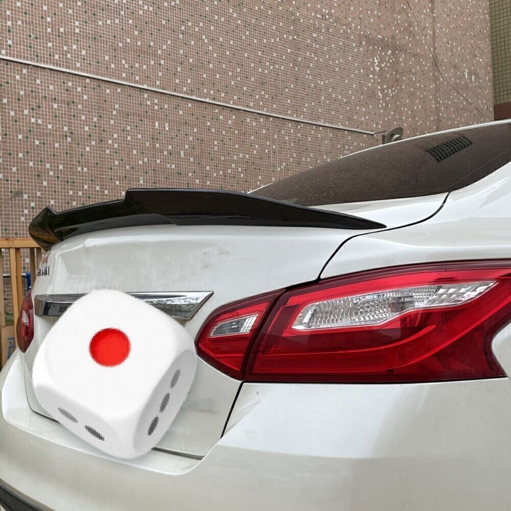 Car Rear Spoiler Lip Body Kit BLK For Nissan Altima PSM Style 2016 2017-2019