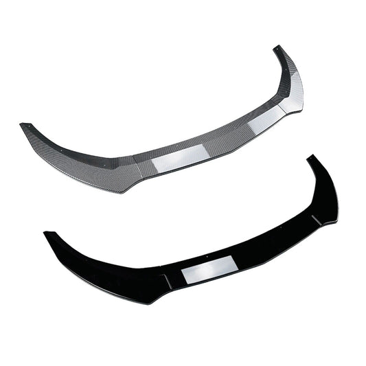 Front Bumper Spoiler Lip Kit For Benz A Class W176 2016-2018 Carbon Fiber Look