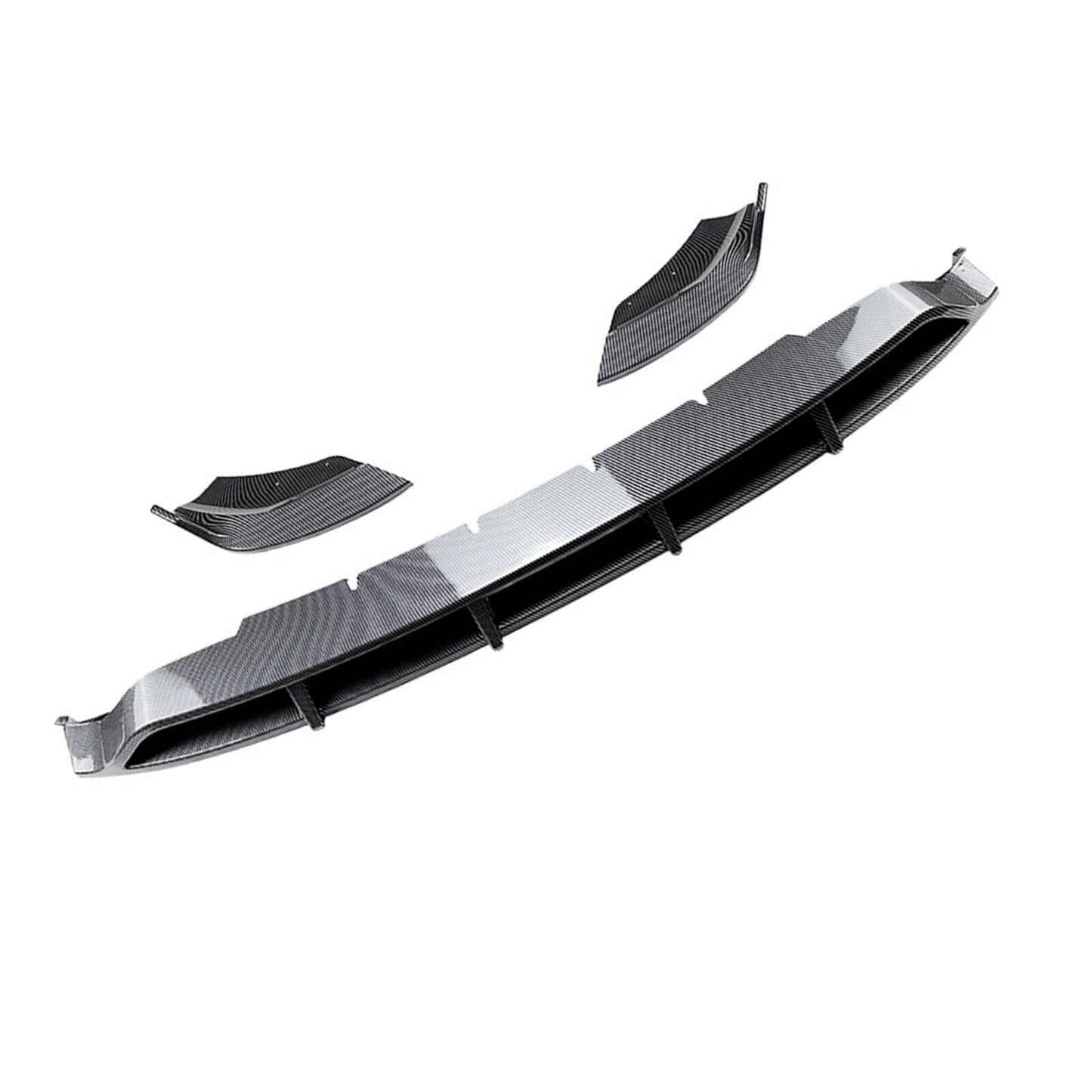Front Bumper Spoiler Lip For Benz GLC Class X254 2023-UP GLC260 AMG Carbon Look
