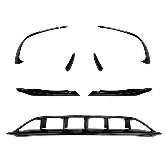 Rear Spoiler Wing Front Bumper Spoiler Set For Benz W176 A45 A180 AMG 2016-2018
