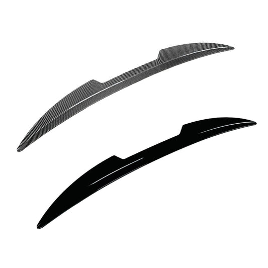 1Pc Car Rear Trunk Spoiler Lip Wing For Volkswagen ID.3 2019-2022 Glossy Black