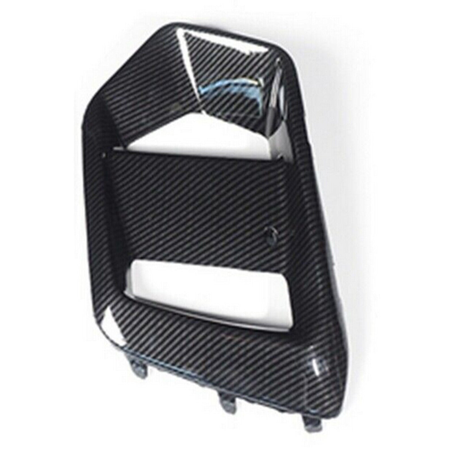 2x Car Front Fog Light Cover Carbon Fiber Look For Ford Focus RS 2015 2016-2018