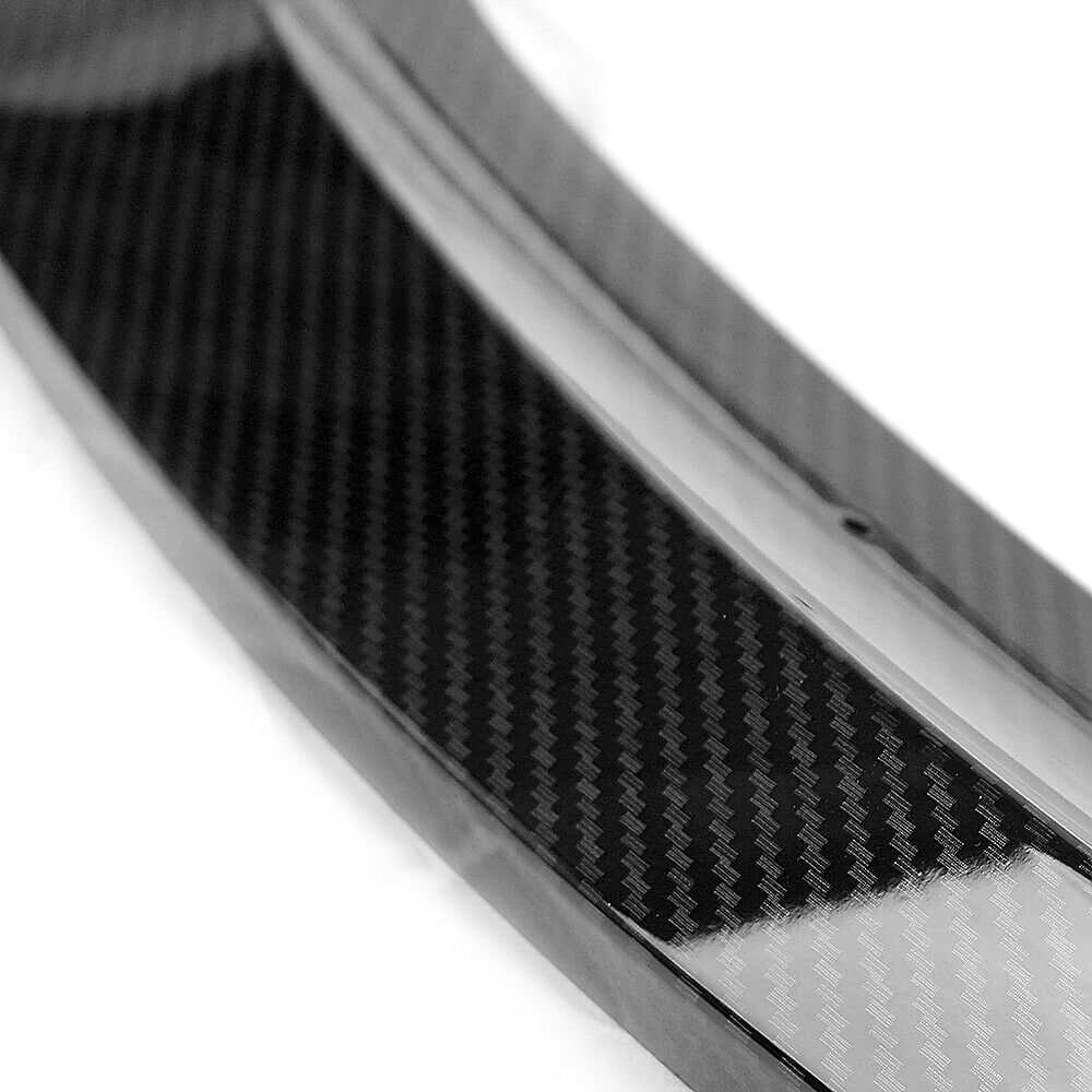 Black Car Front Bumper Spoiler Splitter Lip For Mercedes Benz CLA W117 2017-2018