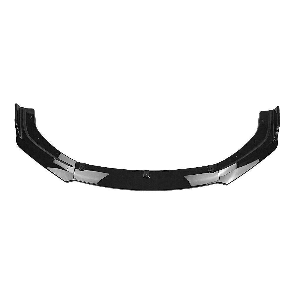 Gloss Black Car Front Bumper Spoiler Splitter Lip For Honda Civic 2016 2017-2020
