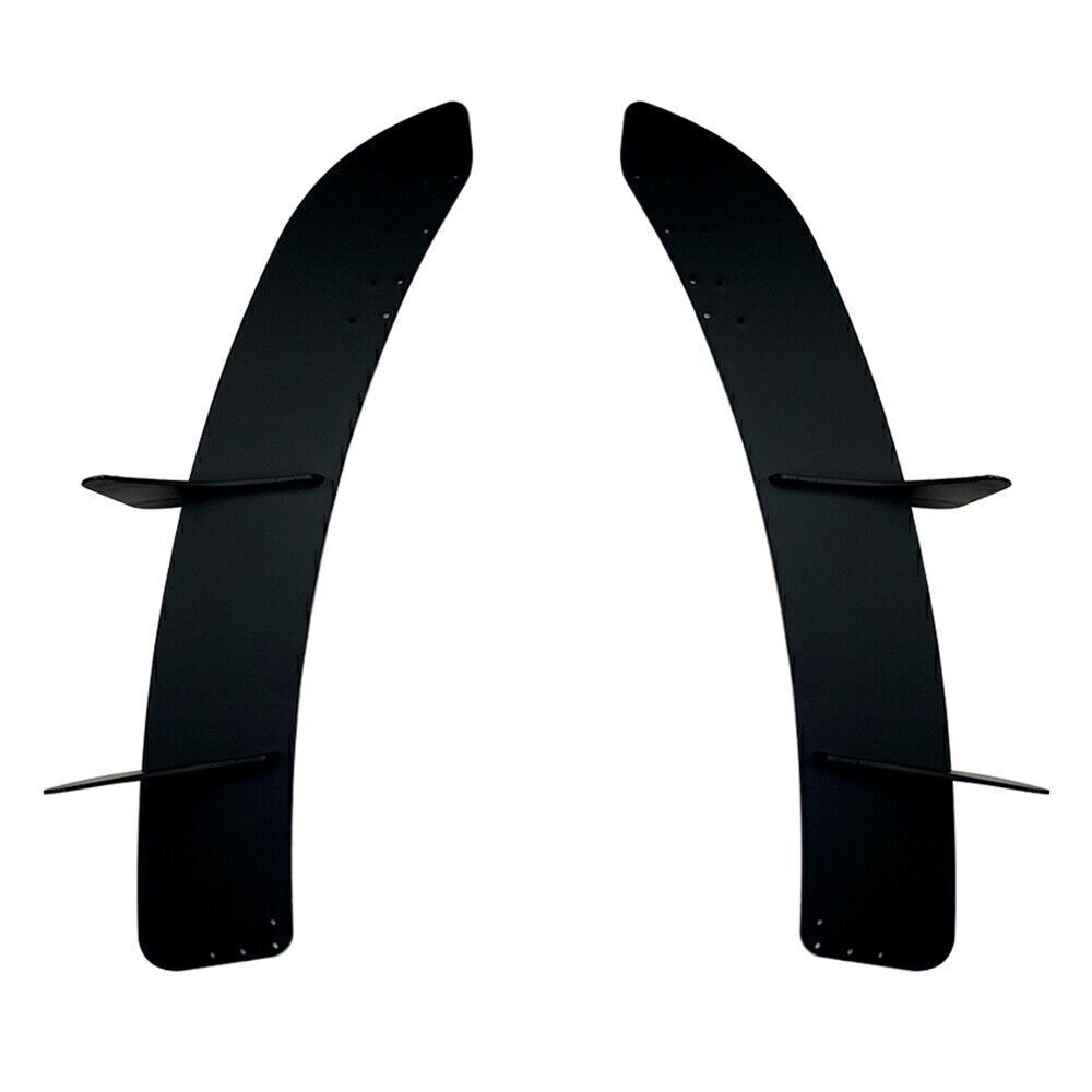 2x Rear Bumper Diffuser Spoiler For Volkswagen VW Golf 6 VI MK6 R 2012 2013-2014