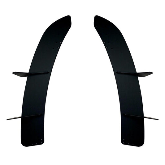 2x Rear Bumper Diffuser Spoiler For Volkswagen VW Golf 6 VI MK6 R 2012 2013-2014