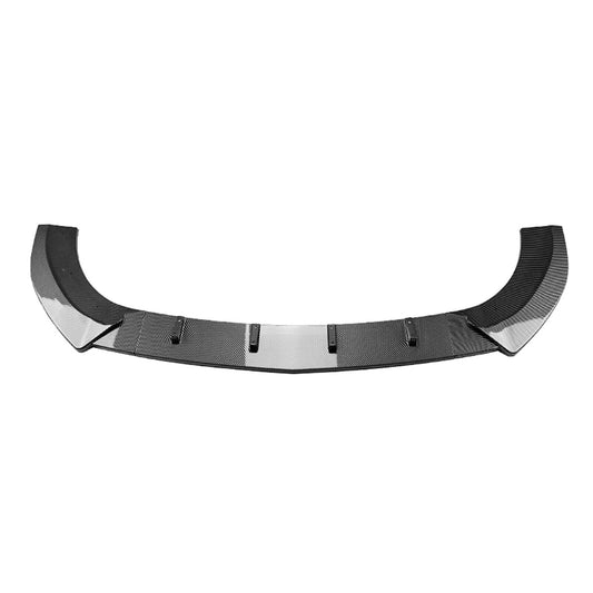 1Set Front Bumper Spoiler Lip For Benz V-Class W447 2016-2024 Carbon Fiber Look
