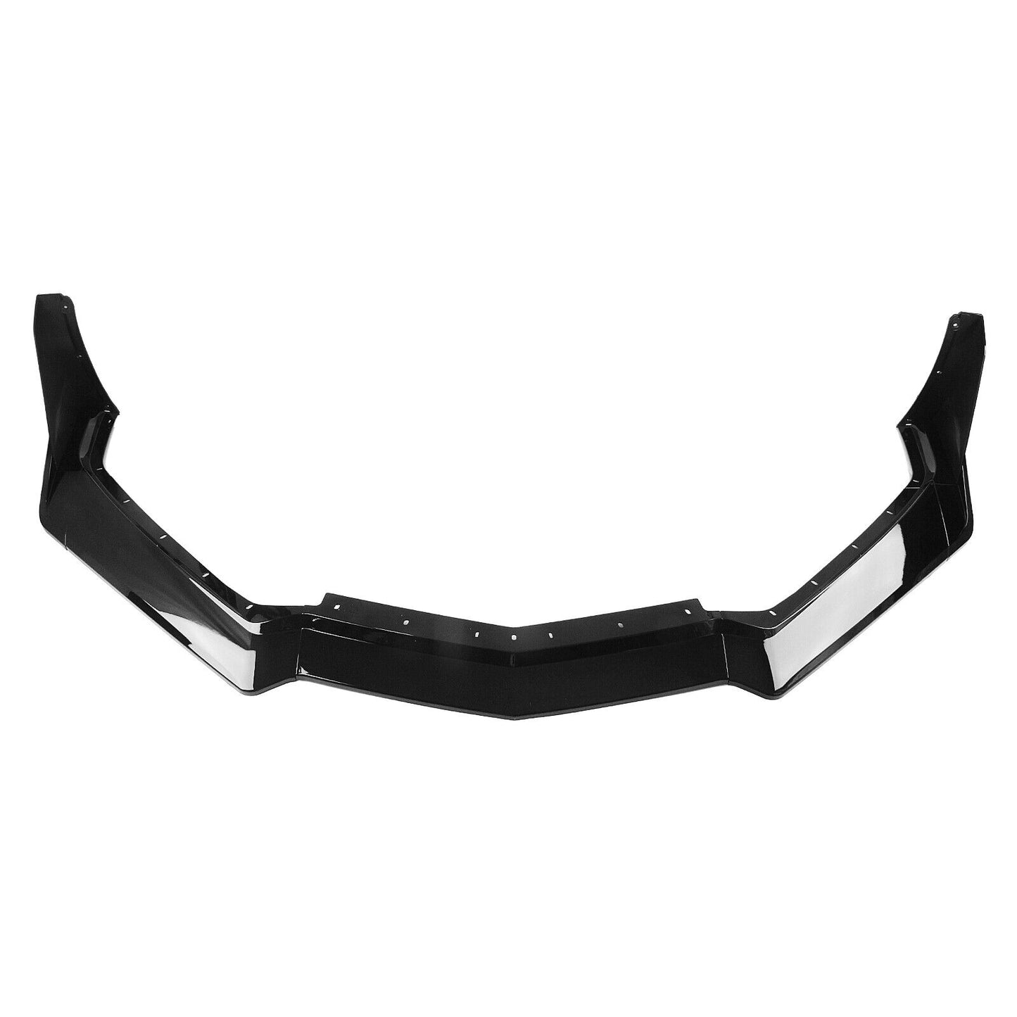 Front Bumper Spoiler Lip Splitter Kit For Corvette C8 All Models 2020-2024 Black