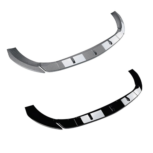 Front Bumper Spoiler Lip Kit For Benz A W177 A180 A200 A35 AMG 2023+ Carbon Look