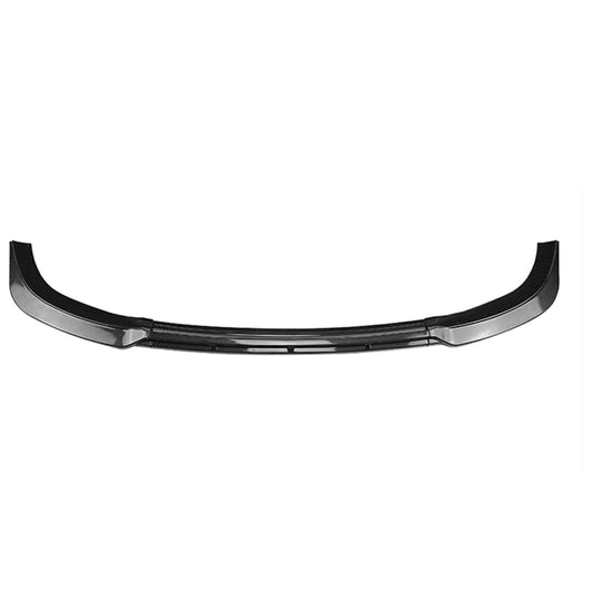 1 Set Front Bumper Spoiler Splitter Lip For VW ID.3 2019-2022 Carbon Fiber Look