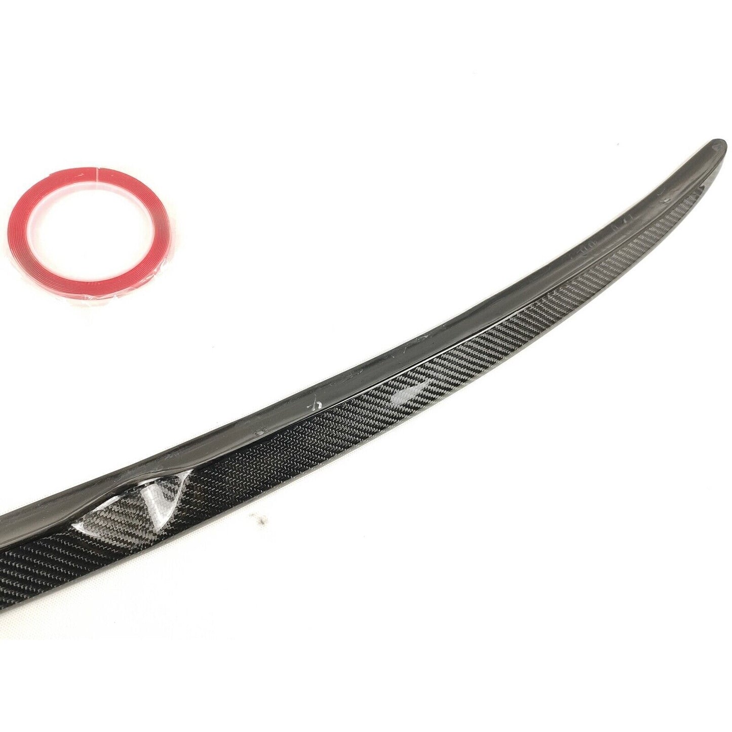 1x Carbon Fiber Car Rear Trunk Spoiler Wing Lip Roof Lid For Saab 9-3 2003-2012