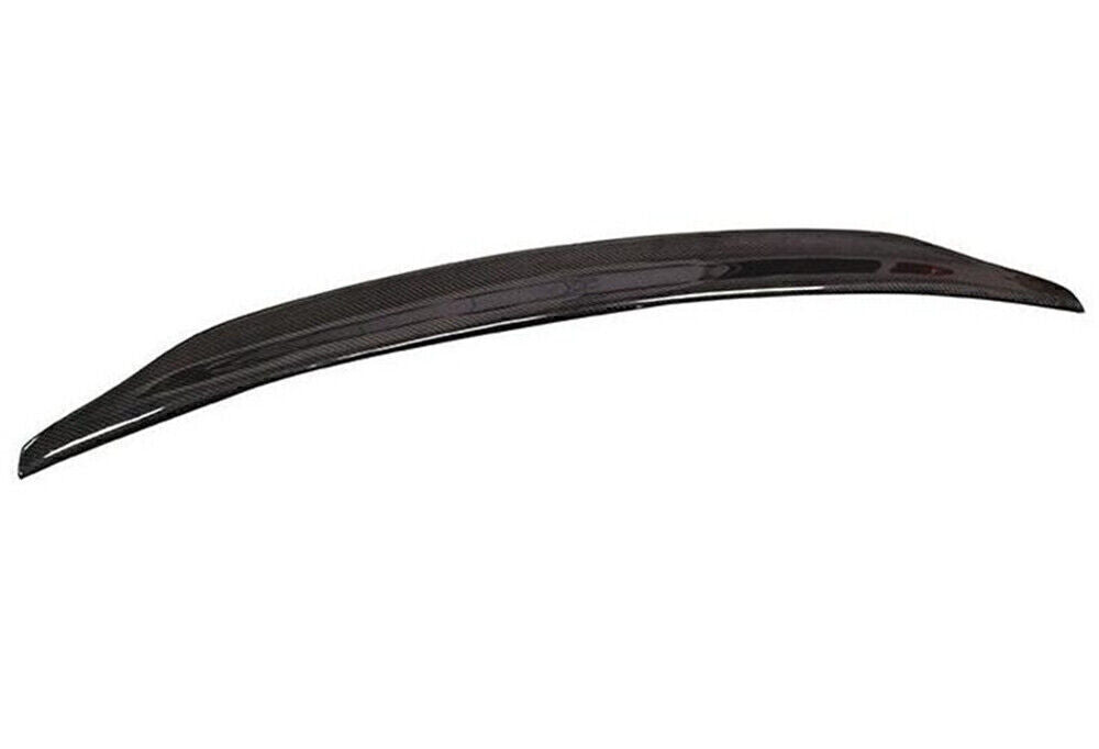 1x Carbon Fiber Black Car Rear Trunk Spoiler Wing Lip For AUDI S5 RS5 2009-2016