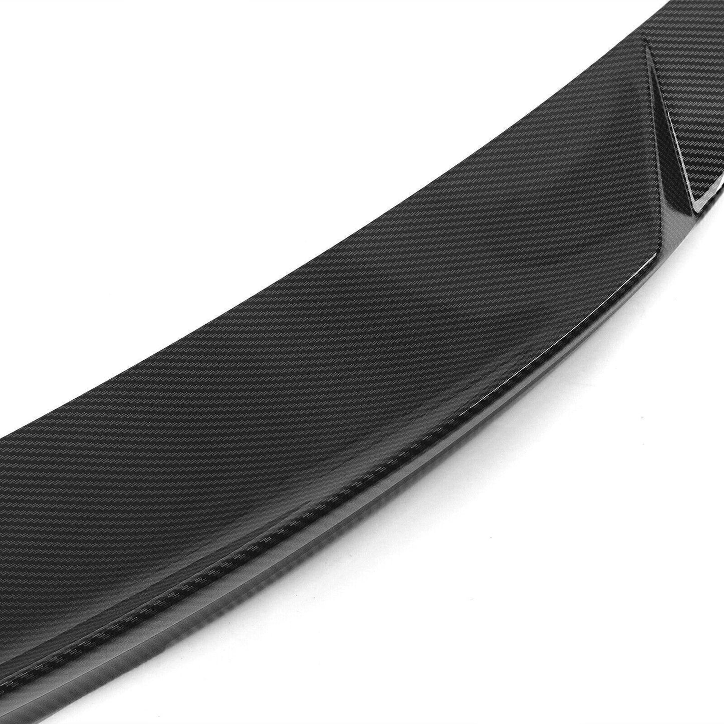 Carbon Fiber Look Rear Trunk Spoiler Lip For INFINITI G37 Q60 2Door 2008-2013