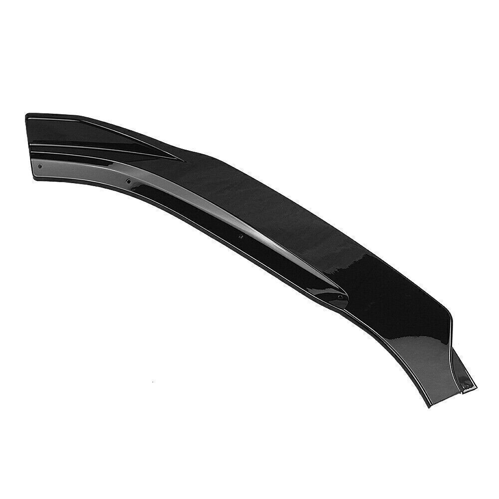 Front Bumper Lip Spoiler For MAZDA 3 Axela Sedan 2014 2015 2016-2018 Gloss Black