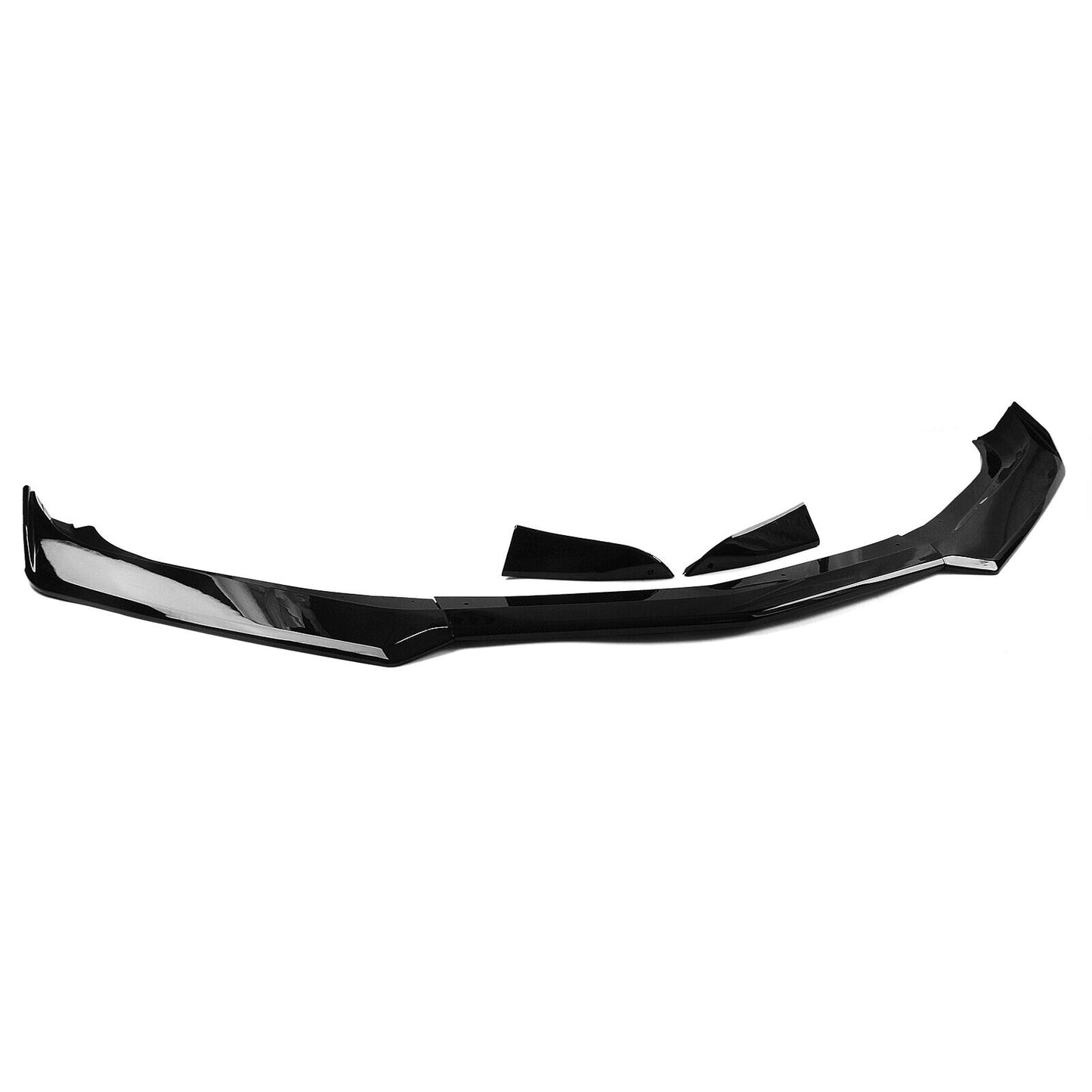 5Pcs Front Bumper Spoiler Lip Kit For Chevy Camaro 2016 2017-2022 Glossy Black