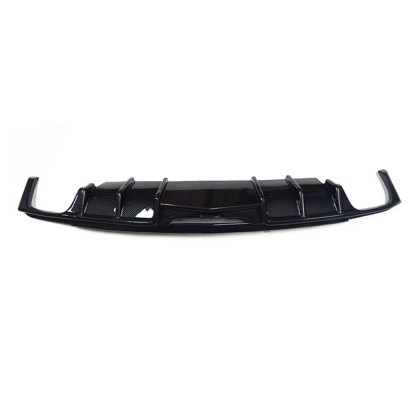 Carbon Fiber Look Car Rear Bumper Diffuser Lip For Cadillac CT6 2016 2017-2020