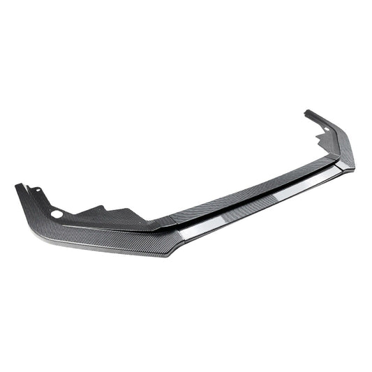 3x Car Front Bumper Spoiler Lip For Honda Civic 11th 2021-2024 Carbon Fiber Look