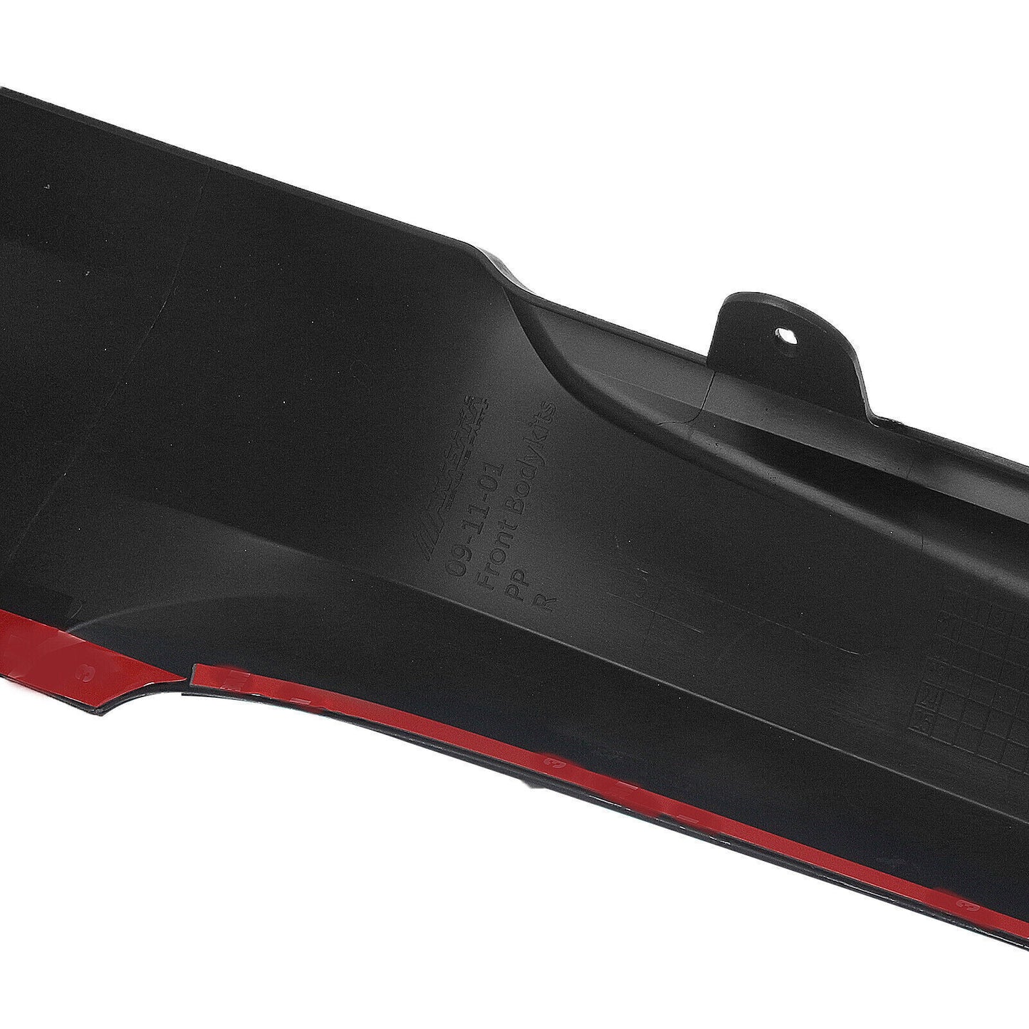 3Pcs Front Bumper Spoiler Lip Side Cover For Honda Accord 2021-22 AKASAKA Black