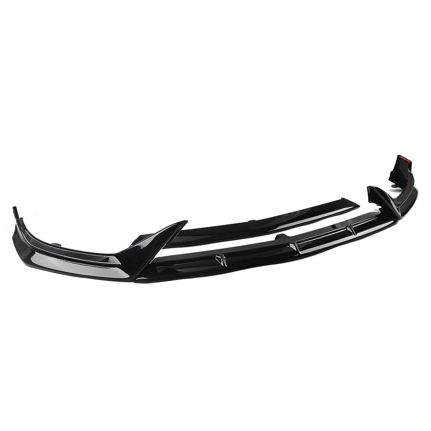 Front Bumper Spoiler Side Cover Kit For Benz C Class W206 Sport 2022-2023 Black