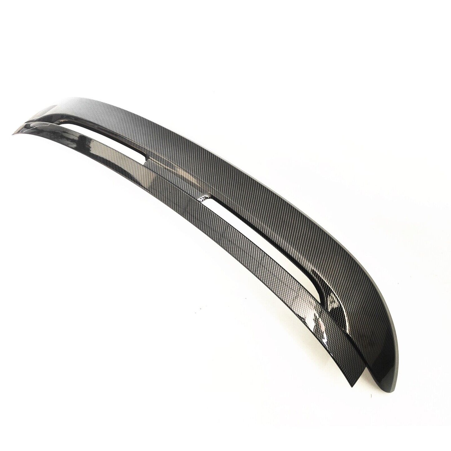 Rear Trunk Spoiler Wing Roof Lid For Benz Smart Fortwo 2022-23 Carbon Fiber Look