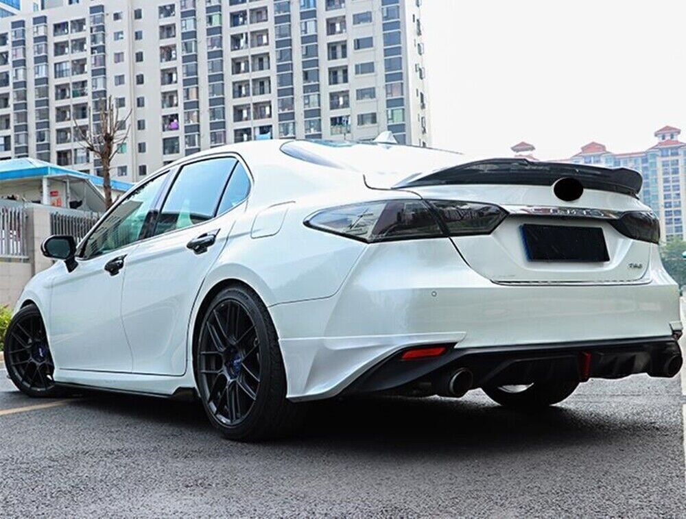 Car Rear Trunk Spoiler Wing Lip For Toyota Camry LE XLE SE 2018-2023 Gloss Black