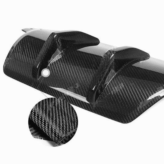 2x Carbon Fiber Rear Bumper Side Diffuser For VW Golf 6 R20 OSIR Style 2010-2013