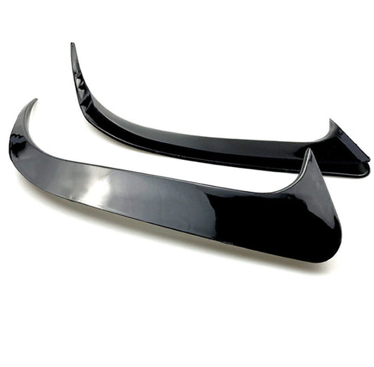 BLK Canard Air Vent Splitter Cover Trim For Benz W117 CLA250/200 Bumper CLA45