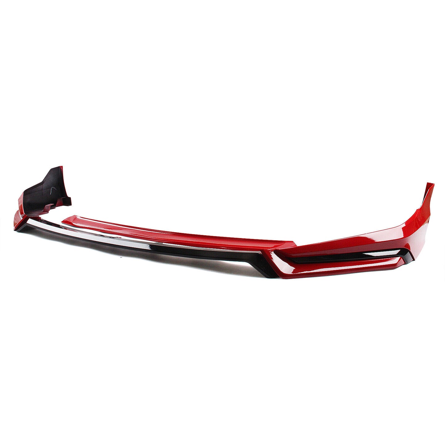 Car Front Bumper Spoiler Lip Side Cover Red For Honda Civic 11th 2022-2024 YOFER