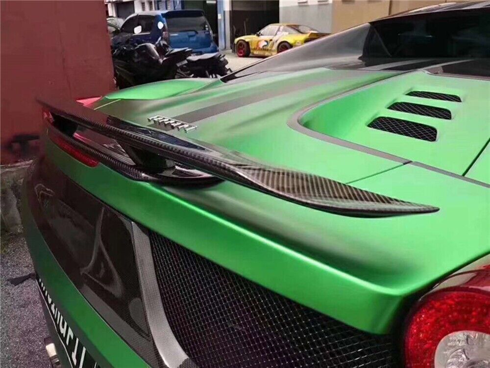 Real Carbon Fiber Rear Trunk Spoiler Wing For Ferrari 458 Italia Coupe All years